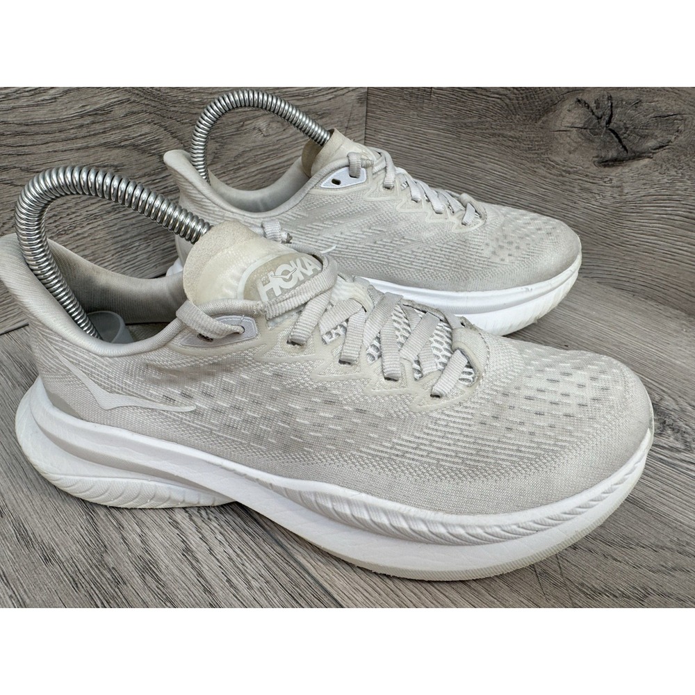 HOKA Mach 6 LA Running Shoes - White - 1164033 WWH - Women's Size 11